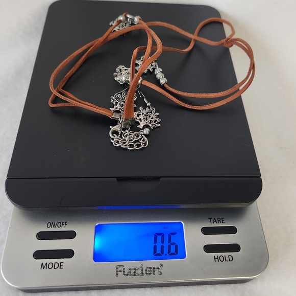 HANEE Tree of life Metal Suede Three Layer Choker - Picture 6 of 8